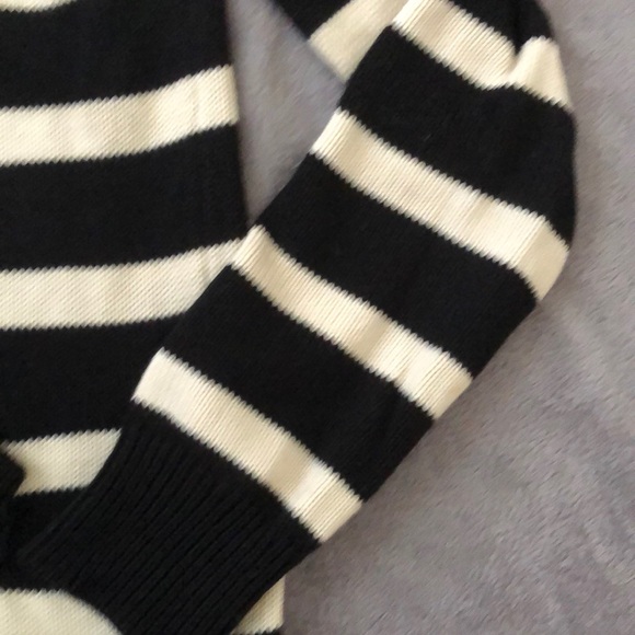 Ralph Lauren Striped Quarter Zip Sweater Petite S - Picture 5 of 10